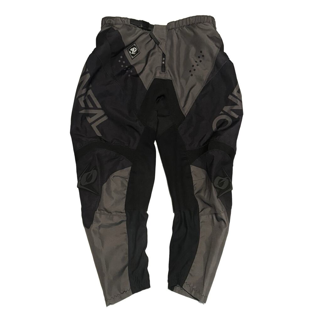 O'Neal Element Motocross Racing Pants Sz 36 Black Gray Adult Dirt Bike MotoX